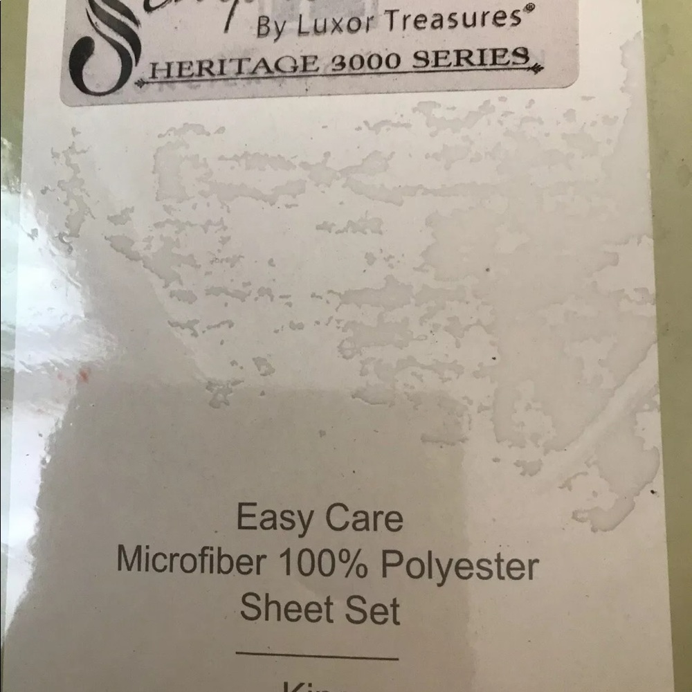 Luxor Treasure 100% Polyester King Sheet Set